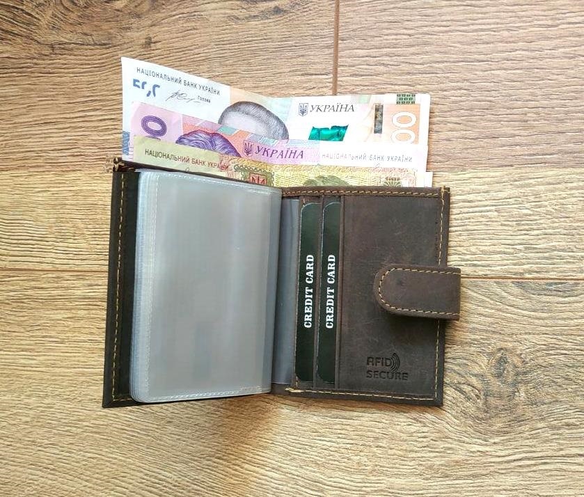 Подарунковий набір DNK Leather №1 (затискач + картхолдер) коричневий Подарунковий набір DNK Leather №1 (затискач + картхолдер) коричневий